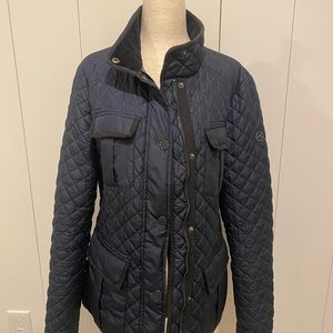 Michael Kors navy quilted jacket -M